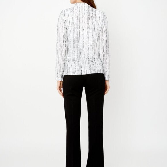 Alex Evenings Glitter Drizzle Print Jacket Pant Set Jacket Sz 3X- Pant 2X - Picture 4 of 12